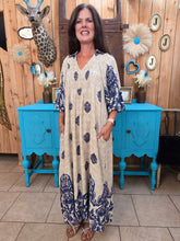 Load image into Gallery viewer, Umgee Boho Medallion Maxi Dress
