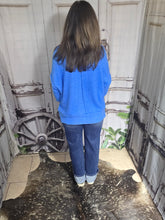 Load image into Gallery viewer, Brushed Crew Neck Sweater-Ocean Blue
