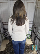 Load image into Gallery viewer, Ribbed Longsleeve Solid Top-Oatmeal
