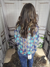 Load image into Gallery viewer, Italian Made Sweater One Size-Blue Concho
