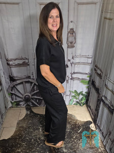 Make A Wish Lounge/Travel Set-Black