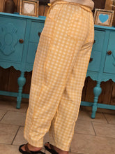 Load image into Gallery viewer, Soft Brushed Checkered Barrel Knit Pants-Yellow
