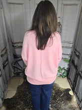 Load image into Gallery viewer, Brushed Crew Neck Sweater-Pink
