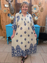 Load image into Gallery viewer, Umgee Boho Medallion Maxi Dress
