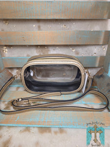 Stadium Clear Oval Crossbody Bags