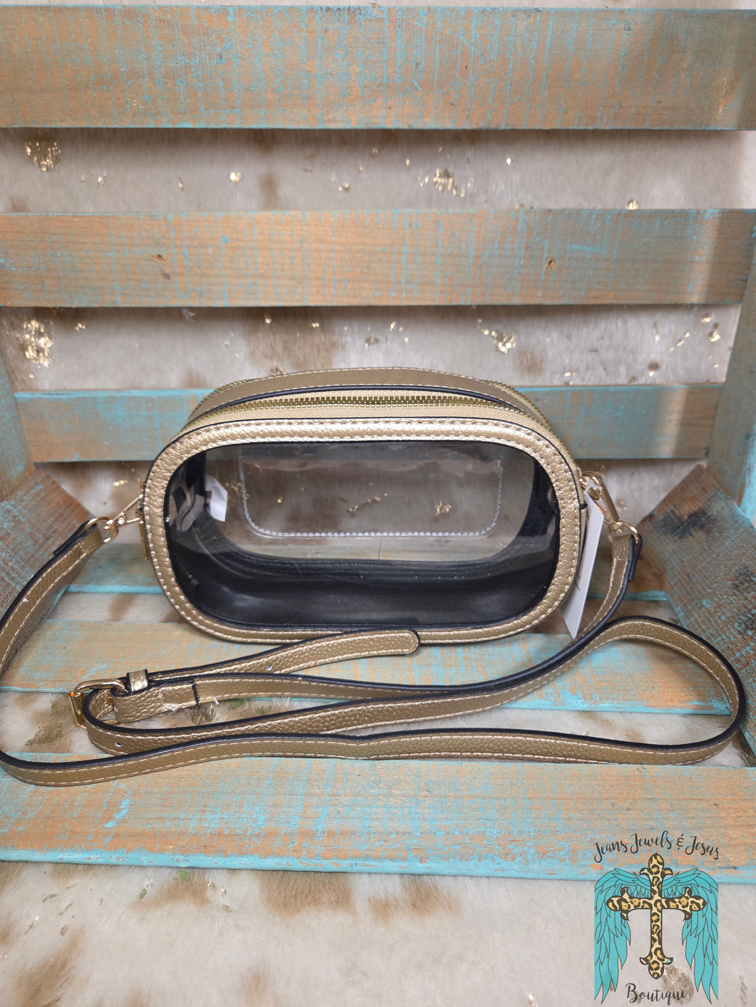 Stadium Clear Oval Crossbody Bags