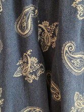 Load image into Gallery viewer, Denim Paisley Wide-Leg Pants
