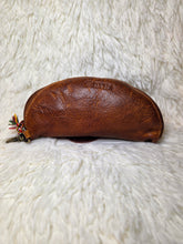 Load image into Gallery viewer, Eclipse Charm Leather Sunglass Case-Brown
