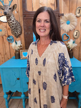 Load image into Gallery viewer, Umgee Boho Medallion Maxi Dress
