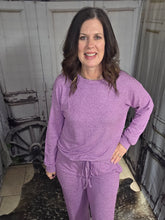 Load image into Gallery viewer, Soft Lounge/pajama Set-Lt Plum
