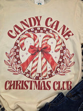 Load image into Gallery viewer, Candy Cane Christmas Club Tee
