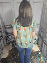 Load image into Gallery viewer, Howdy Flutter Sleeve Blouse
