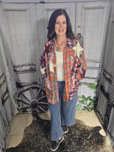 Load image into Gallery viewer, Star Patch Flannel Shirt
