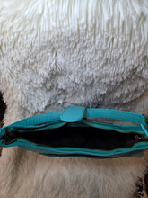 Load image into Gallery viewer, Alanna Embossed Leather Bag-Turquoise

