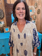 Load image into Gallery viewer, Umgee Boho Medallion Maxi Dress
