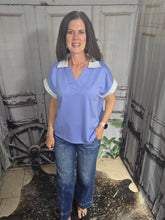 Load image into Gallery viewer, Effortless Prep Top-Periwinkle
