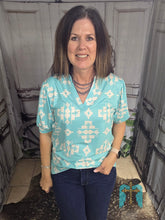 Load image into Gallery viewer, Turquoise Dreams Top
