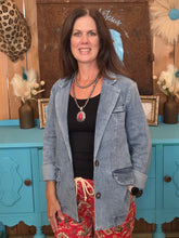 Load image into Gallery viewer, Denim Blazer
