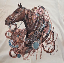 Load image into Gallery viewer, Glam Ranch Horse Tee With Crystals
