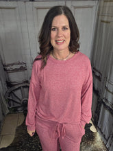 Load image into Gallery viewer, Soft Lounge/pajama Set-Dark Red - Jeans Jewels and Jesus Boutique
