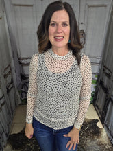 Load image into Gallery viewer, Tiny Star Mesh Top - Jeans Jewels and Jesus Boutique
