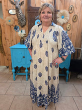 Load image into Gallery viewer, Umgee Boho Medallion Maxi Dress - Jeans Jewels and Jesus Boutique

