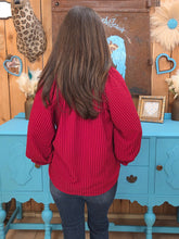 Load image into Gallery viewer, Umgee Crimson Top - Jeans Jewels and Jesus Boutique
