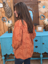 Load image into Gallery viewer, Umgee Desert Bloom Terracotta Blouse - Jeans Jewels and Jesus Boutique
