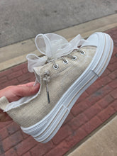 Load image into Gallery viewer, Very G Aman Pearls Natural Sneaker - Jeans Jewels and Jesus Boutique
