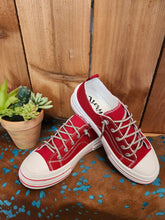 Load image into Gallery viewer, Very G Aman Red Sneakers - Jeans Jewels and Jesus Boutique
