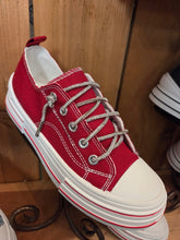 Load image into Gallery viewer, Very G Aman Red Sneakers - Jeans Jewels and Jesus Boutique
