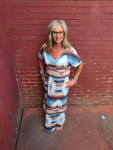Load image into Gallery viewer, Aztec Maxi Dress with Pockets
