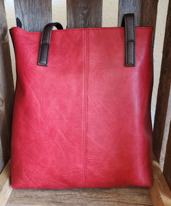 Jane Horse Bit Tote - Red