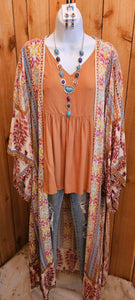 Printed Kimono