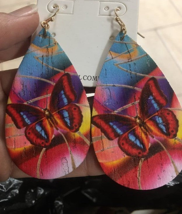 Colorful Butterfly Earring