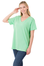 Load image into Gallery viewer, Cotton Boyfriend V-Neck Tee - 9 Colors
