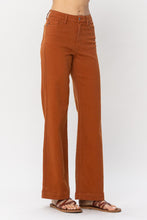 Load image into Gallery viewer, Auburn Orange Wide Leg Jean by Judy Blue
