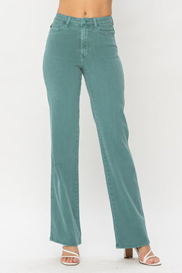 Sea Green Straight Jean by Judy Blue