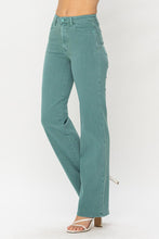 Load image into Gallery viewer, Sea Green Straight Jean by Judy Blue
