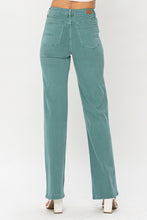 Load image into Gallery viewer, Sea Green Straight Jean by Judy Blue
