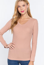Load image into Gallery viewer, Solid Color Long Sleeve Knit Top - 8 Colors
