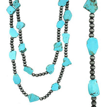 Load image into Gallery viewer, Chip Stone Long Necklace - 2 Colors - Jeans Jewels and Jesus Boutique
