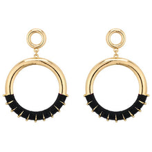 Load image into Gallery viewer, Circle Thread Post Earrings - 5 Colors - Jeans Jewels and Jesus Boutique
