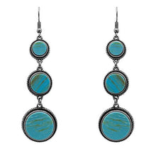 Load image into Gallery viewer, Dangling Agate Stone Earrings - 3 Colors - Jeans Jewels and Jesus Boutique
