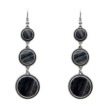 Load image into Gallery viewer, Dangling Agate Stone Earrings - 3 Colors - Jeans Jewels and Jesus Boutique
