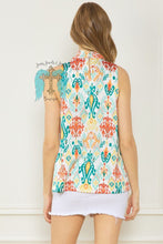 Load image into Gallery viewer, Print High Drape Neck Top
