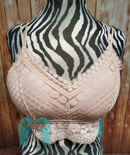 Load image into Gallery viewer, Mallory Lace Bralette - Blush - Jeans Jewels and Jesus Boutique
