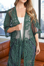 Load image into Gallery viewer, Flower Lace Bohemian Kimono - 3 Colors
