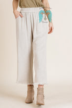 Load image into Gallery viewer, Oatmeal Wide Leg Crop Pant
