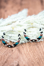 Load image into Gallery viewer, Edgemont Seed Bead Hoop Earrings - 4 Colors
